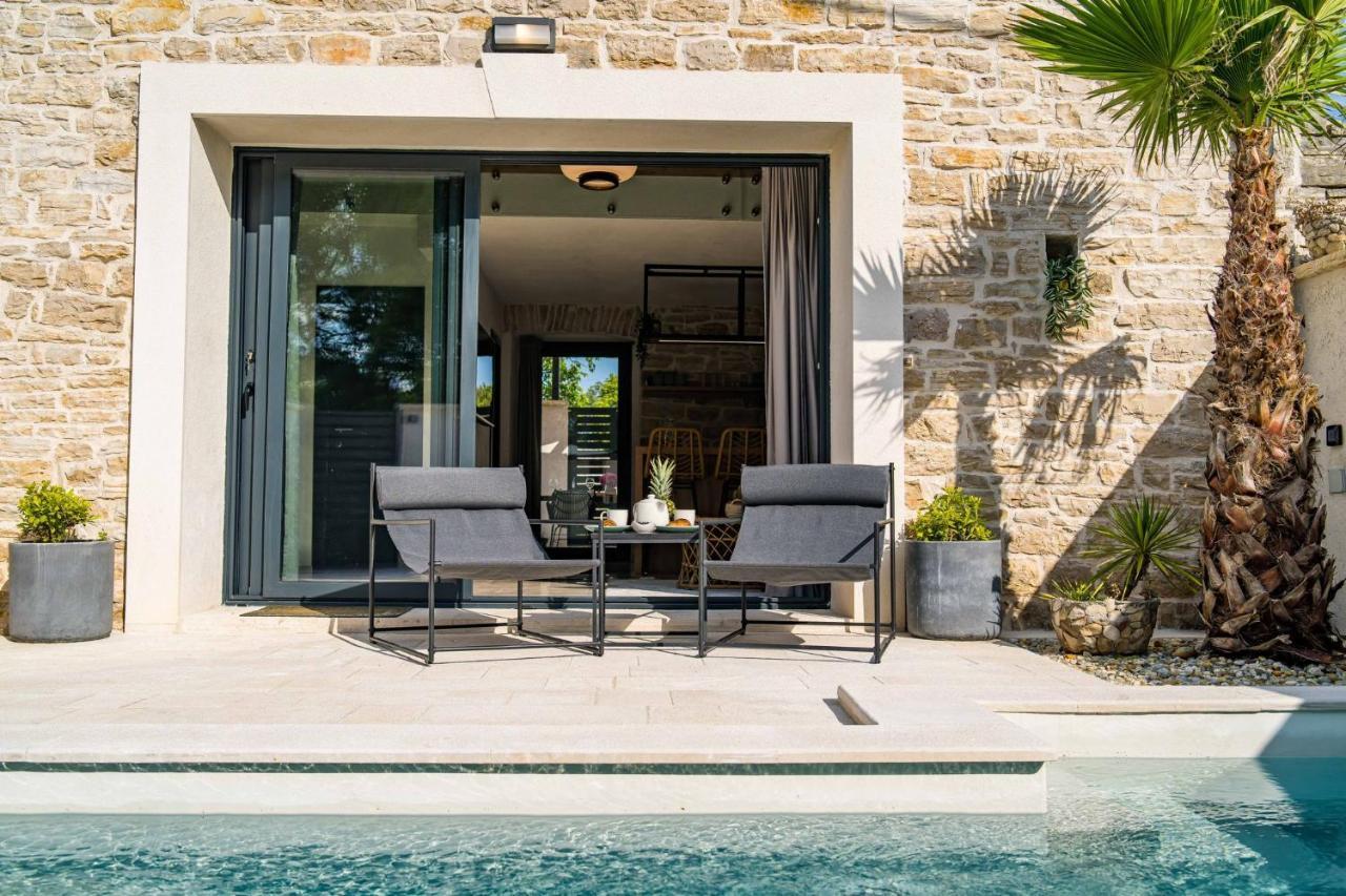 Pridraga Stone House With Pool Poeta 빌라 외부 사진