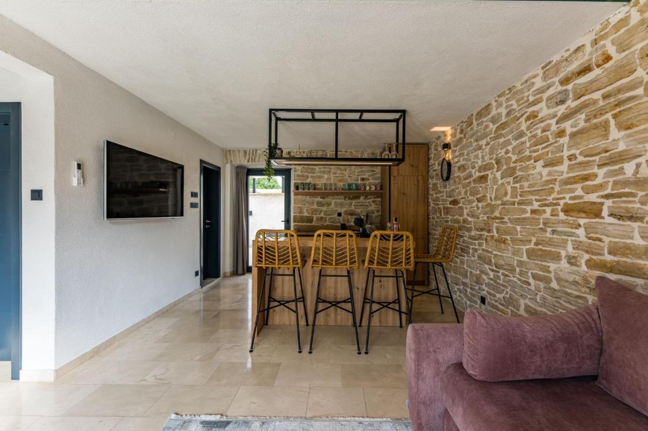 Pridraga Stone House With Pool Poeta 빌라 외부 사진