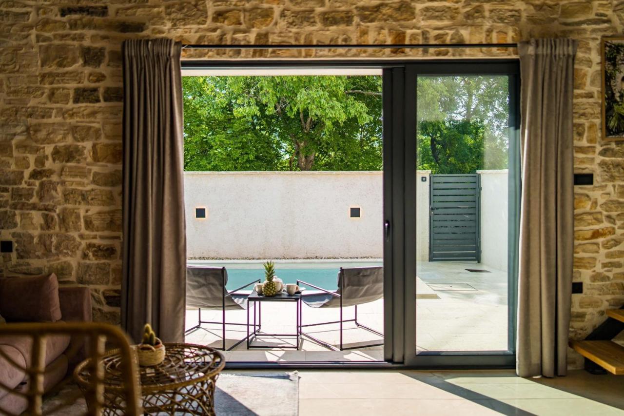 Pridraga Stone House With Pool Poeta 빌라 외부 사진