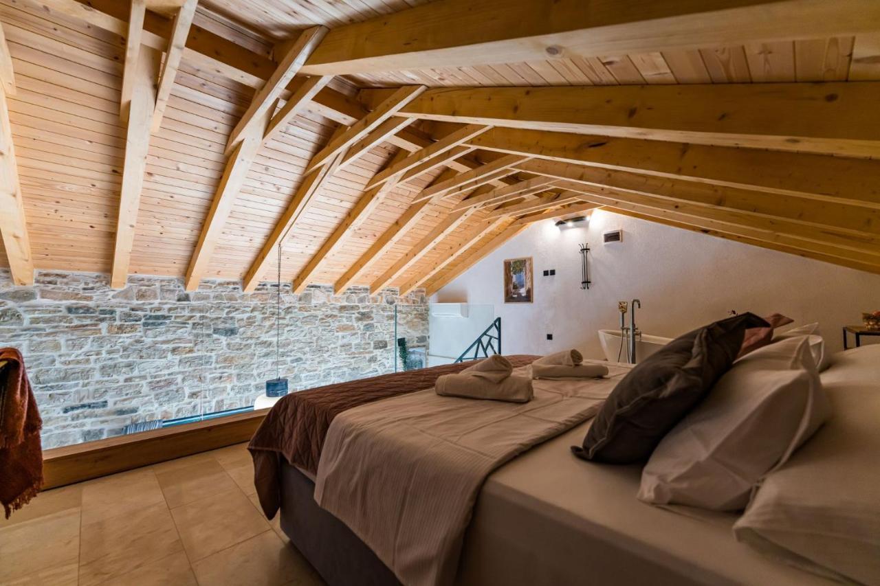 Pridraga Stone House With Pool Poeta 빌라 외부 사진