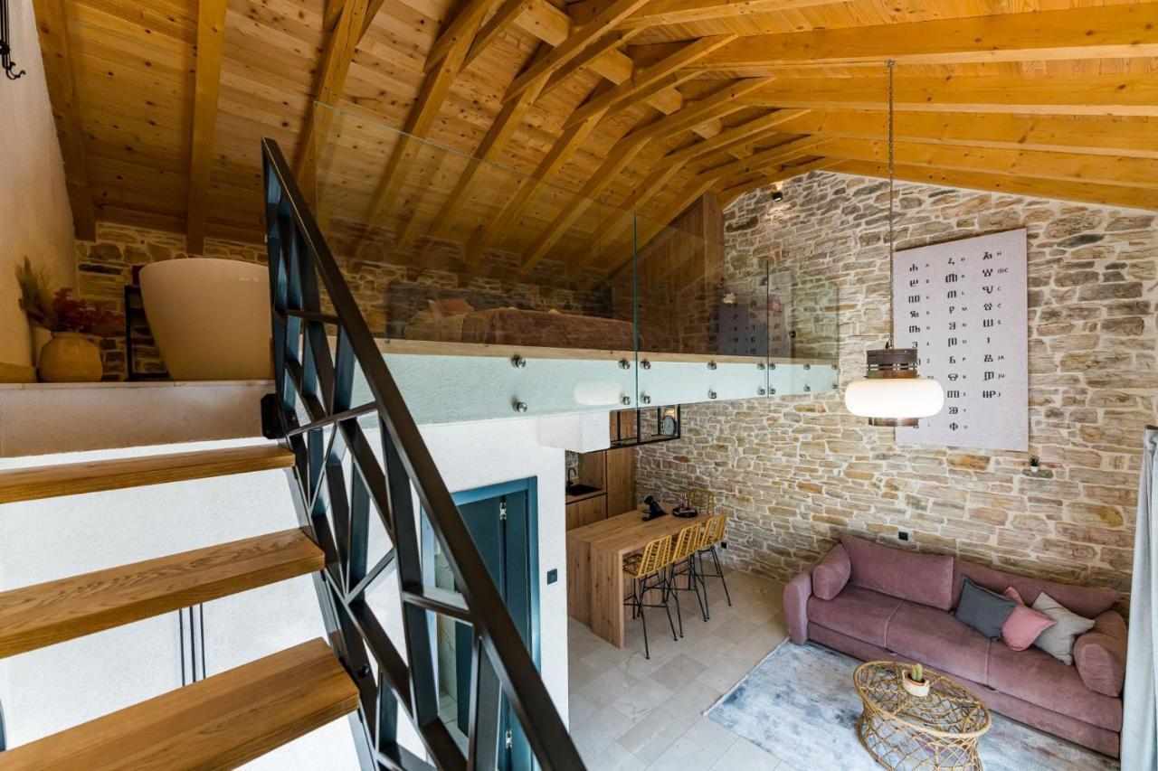 Pridraga Stone House With Pool Poeta 빌라 외부 사진