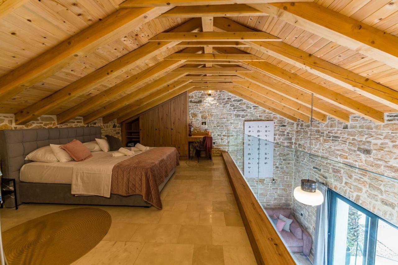 Pridraga Stone House With Pool Poeta 빌라 외부 사진