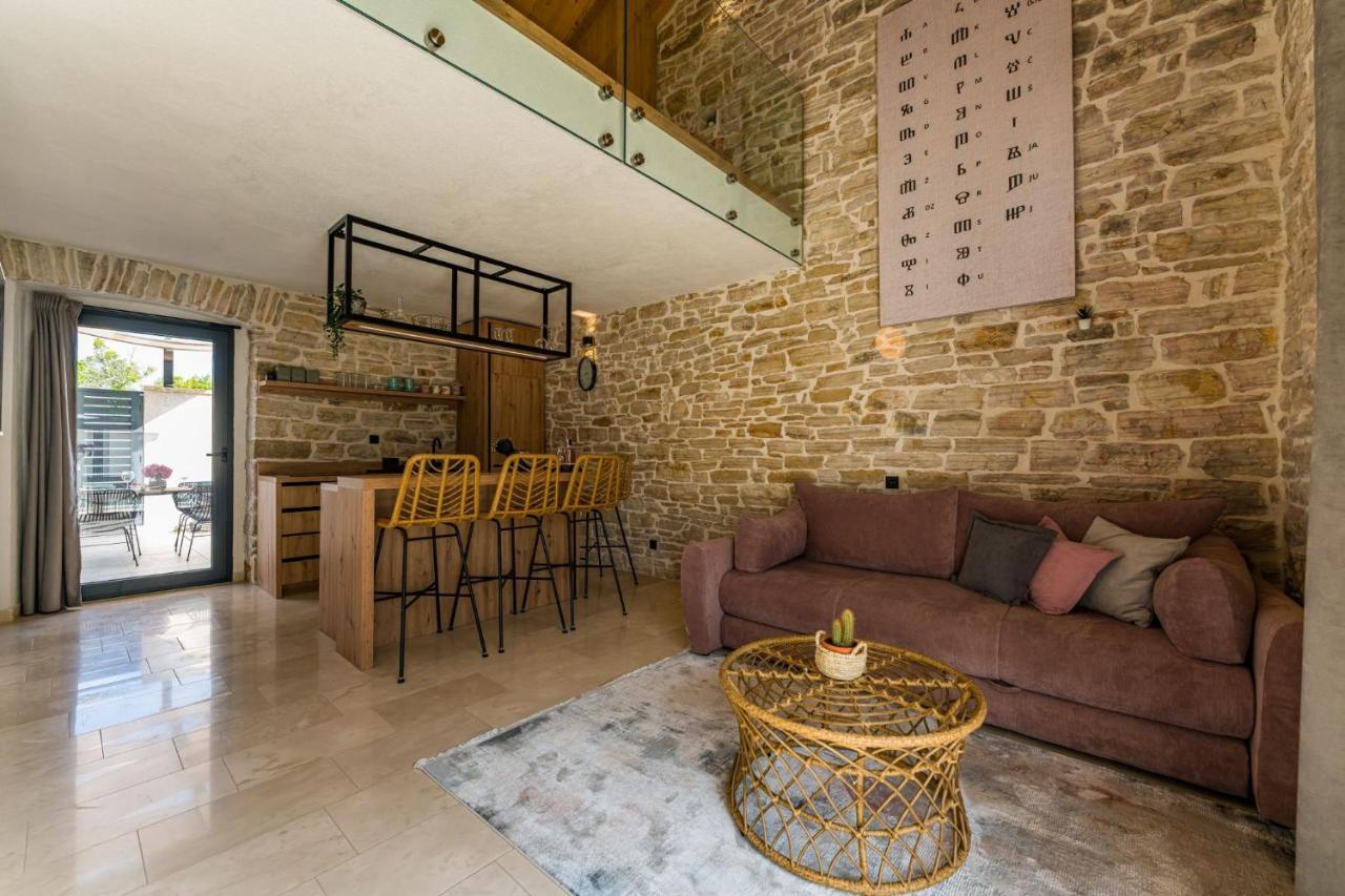 Pridraga Stone House With Pool Poeta 빌라 외부 사진