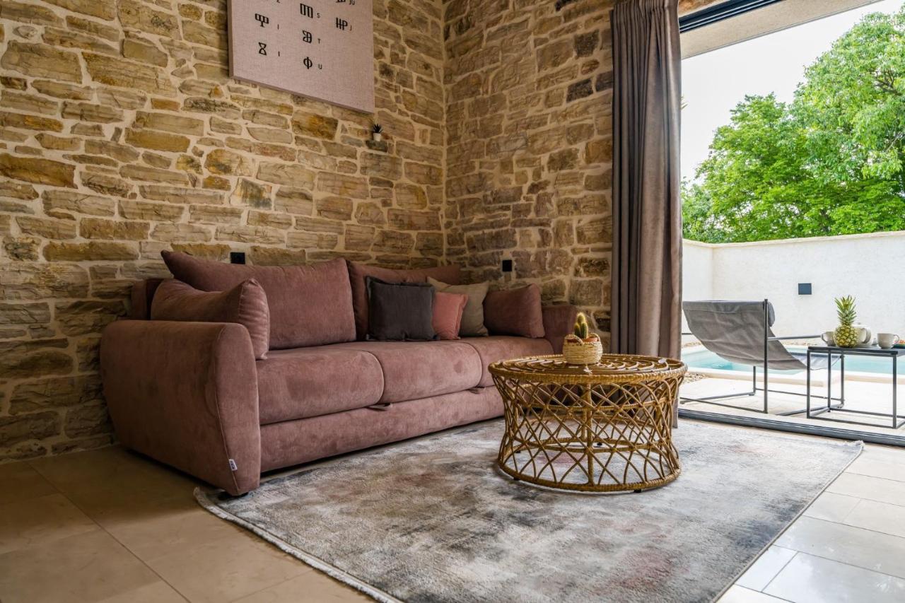Pridraga Stone House With Pool Poeta 빌라 외부 사진